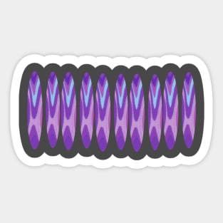 Purple eggs Sticker